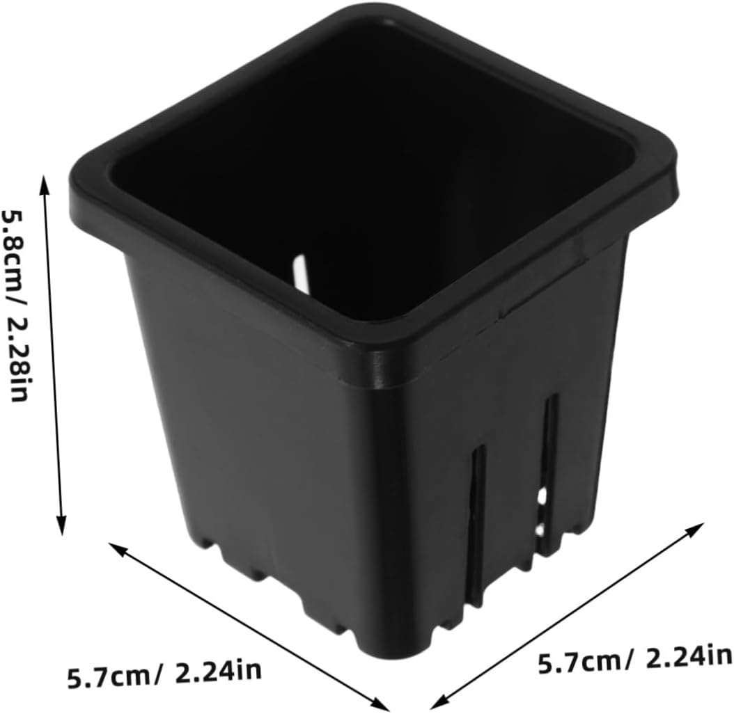 SUPVOX 10Pcs Plastic Hydroponic Net Pots Cultivation Baskets for Vegetable Indoor Gardening Reusable Mesh Planter image number 3