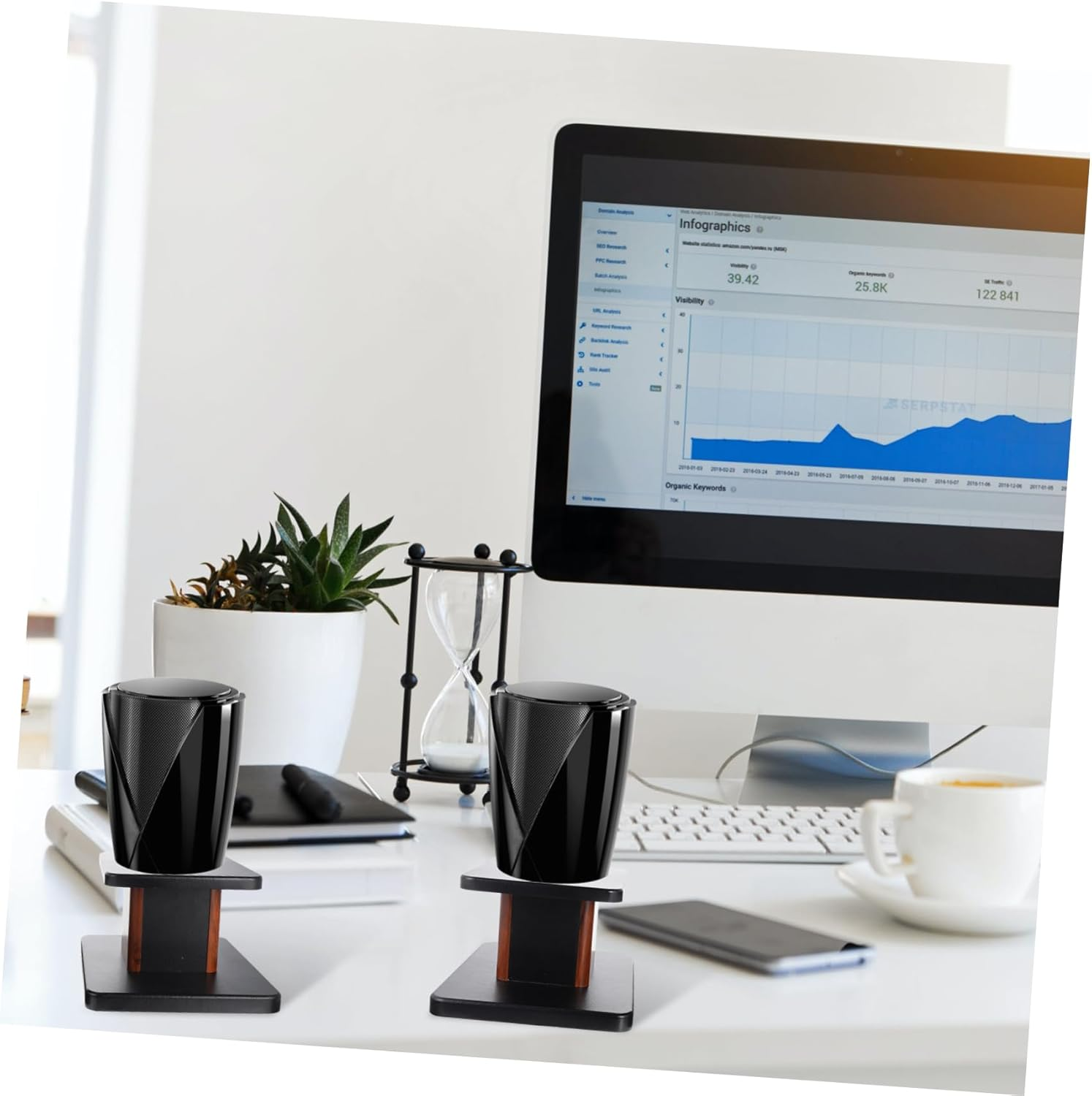 SUPVOX 1 Pair Speaker Stand Speakers Karaoke Stand Karaoke Speaker Holder Speaker Case Speaker Hanger Delicate Speaker Holder Practical Speaker Holder Audio Stand Surround Shelf Hi-Fi