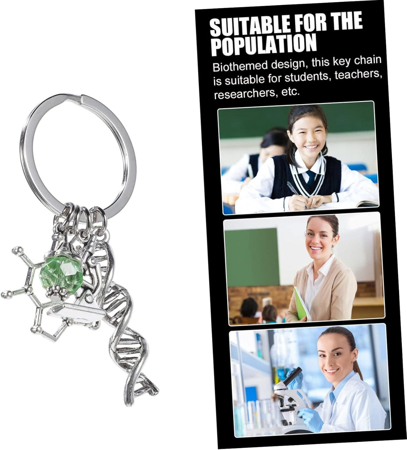 SHERCHPRY Chemical Keychain Unique Ear Jewelry Punk Ear Phone Purse Keychain Backpack Accessories Key Chain Charm Locket Colgantes Para De Mujer Phone Accessories Key Alloy image number 6