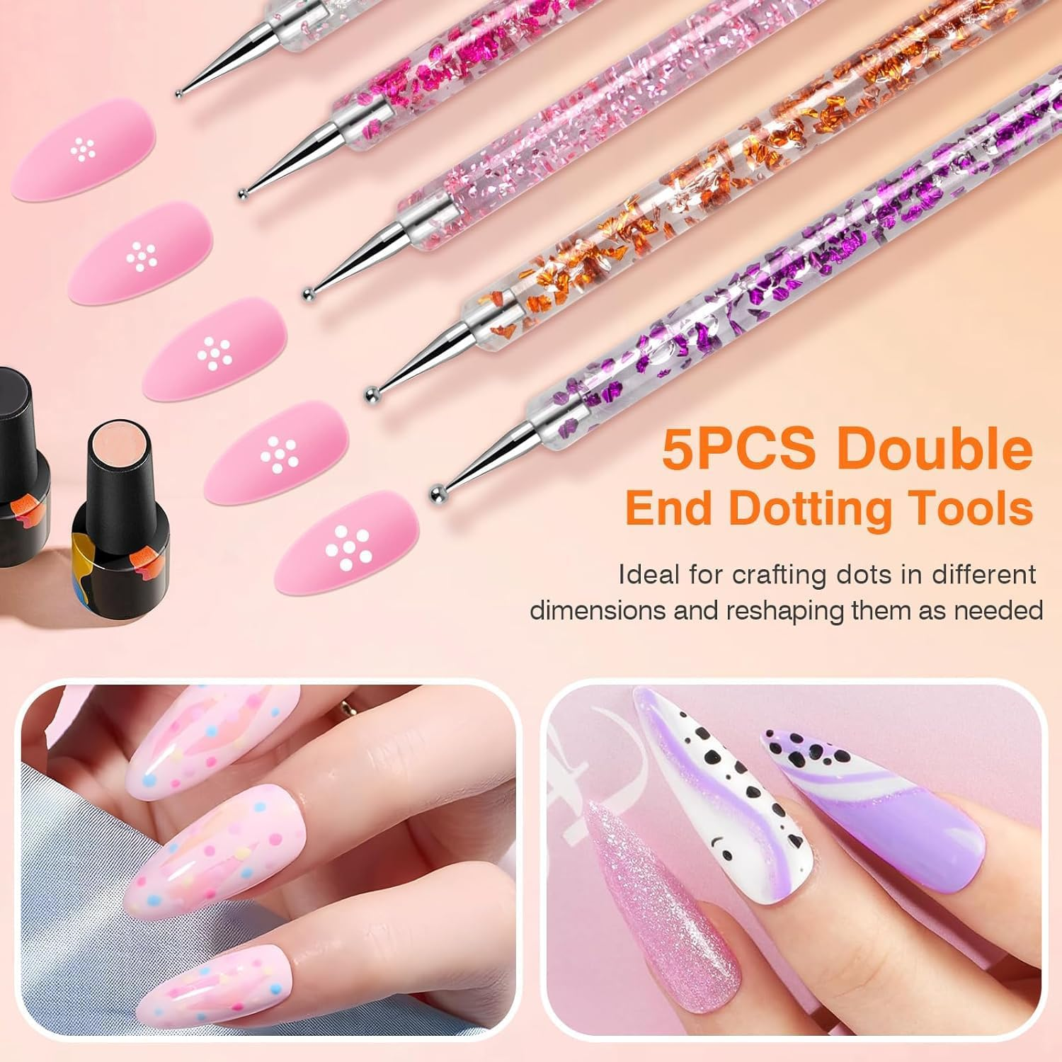 31Pcs Nail Art Brushes， Nail Art Design Tools Kit with Liner Brush Dotting Tools Drawing Pens Design Tools Polish Brushes for Women Nails Gel Painting image number 1