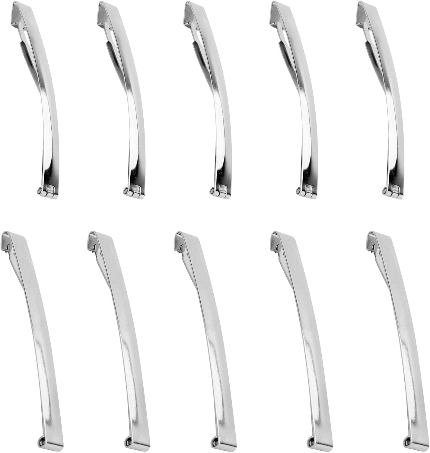 Pack of 10 Women'S Hair Clips, French Hair Clip, No Crease, French Clip, Small Hair Clip, Metal Hair Accessories for Women, Bowknot DIY Hair Clips Making, Barrette Fine Women image number 6