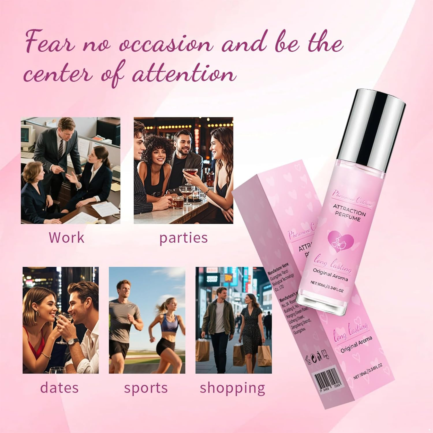 Lejafay Men'S Signature Pheromone Cologne a Fresh Natural and Long Lasting Scent for Unforgettable Moments Pink One Size image number 6