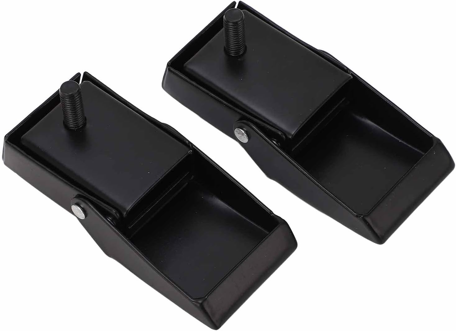 Metal Locking Hood Lock Catch Latches Kit Sturdy Hood Lock Key Car Security for Jeep Wrangler JK 2007‑2017