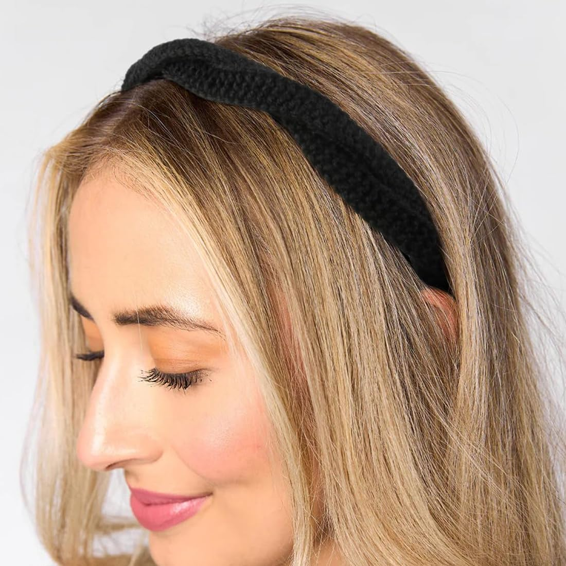 UEAVOID Pack of 2 Women'S Braided Headbands with Teeth Vintage Fashion Hair Accessories for Women Girls (2 Colours) image number 5