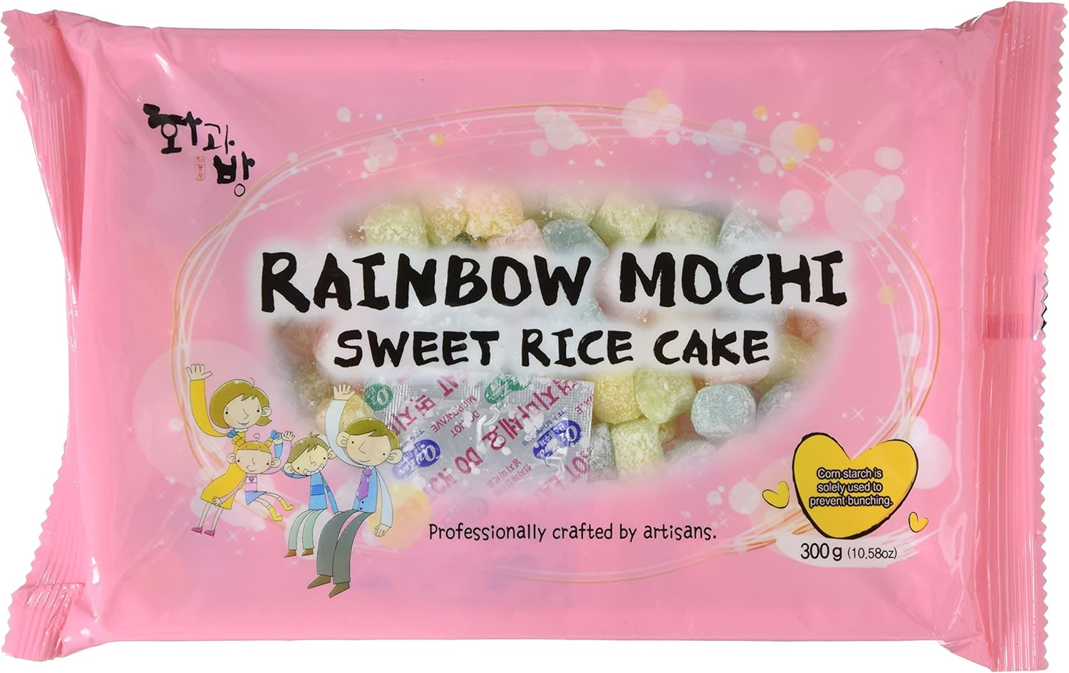 Daedoo Rainbow Mochi Sweet Rice Cake 300 G image number 1