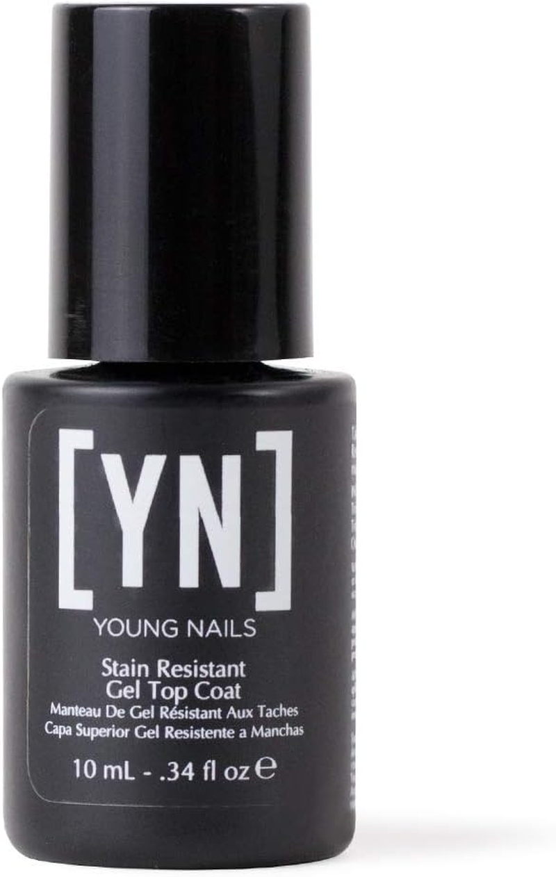 Young Nails Stain Resistant Gel Top Coat, 0.34 Fl Oz (Pack of 1), (PO10SRRTC) image number 1