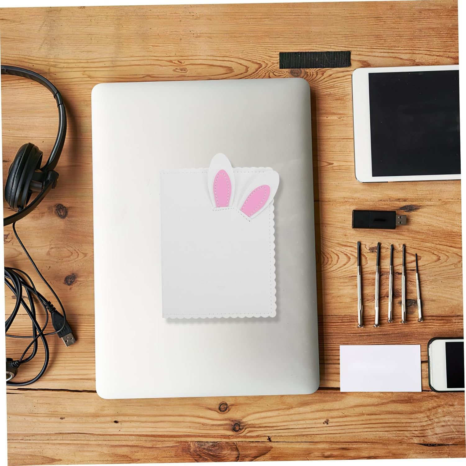 Toyvian Adorable Bunny Mini Photo Album Soft Keepsake for Photos Small for Travel and Family Memories for Storing Cards and Pictures image number 3