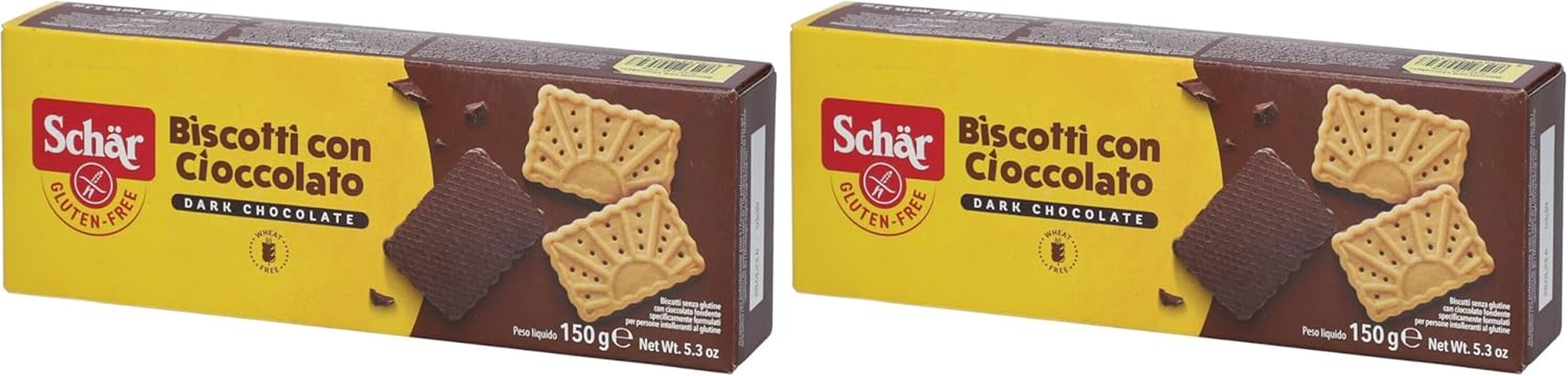 Schar Biscotti Con Cioccolato, 150G