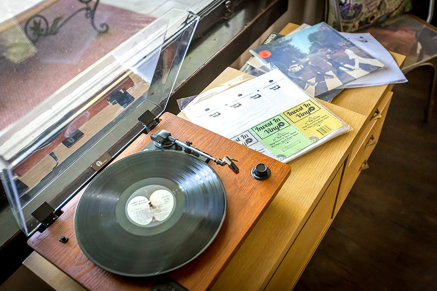 Invest in Vinyl 50 Master Sleeves Rice Paper anti Static LP Inner Sleeves Mobile Fidelity MFSL Style Vinyl Record Sleeves Provide Your LP Collection with the Proper Protection - image number 4