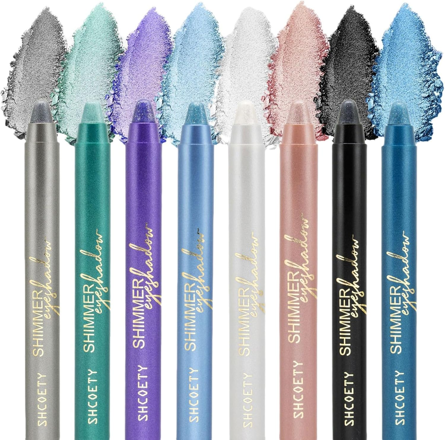 Eyeshadow Stick, 8 Colors Glitter Cream Eyeshadow Stick Set, Waterproof Eye Shadow Pencil, Colorful Eye Shadow Stick Pen Makeup Set, Waterproof & Long Lasting Starter Eyeshadow Stick Sets