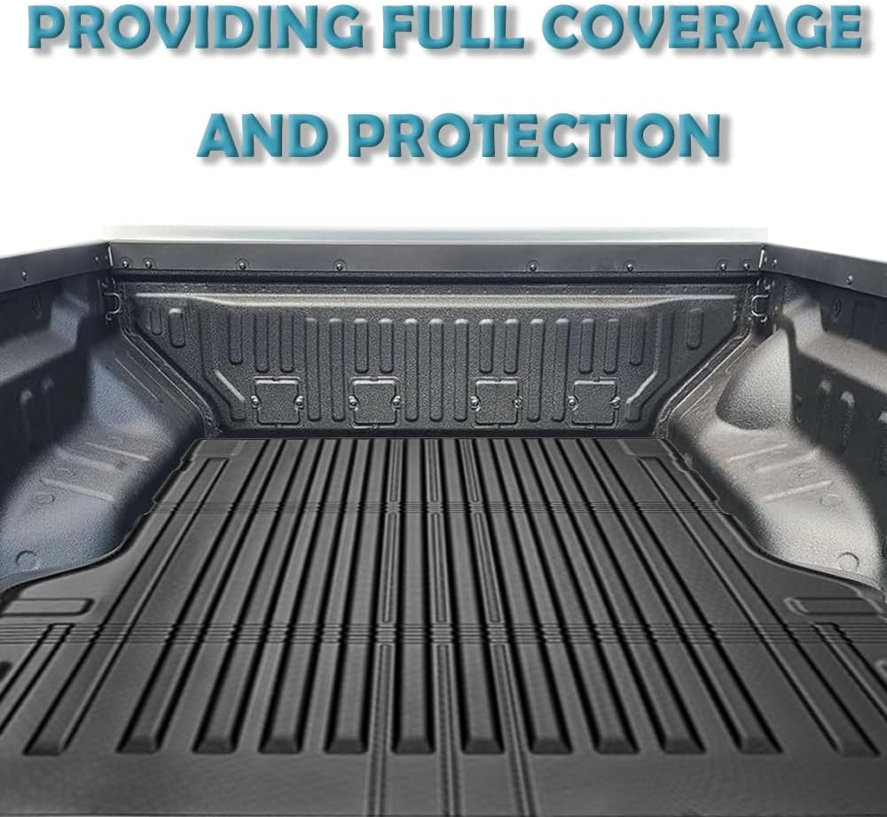 TPE Floor Mats & Bed Liner for BYD Shark 6 2024 2025 &ndash; Heavy Duty 4WD Ute Car Mats | All-Weather Custom Fit | Right Hand Drive Only (Foot Mats + Truck Bed Mat) image number 1