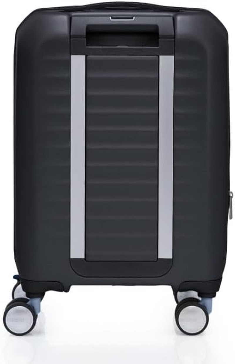 American Tourister Frontec Frontec Suitcase, Carrying Case, Small Size, Carry-On Compatible, Front Opening, Lightweight, Large Capacity, Includes Brake, TSA Lock, 38 (43), L 21.3 Inches (54 Cm), 7.5 - Black image number 6