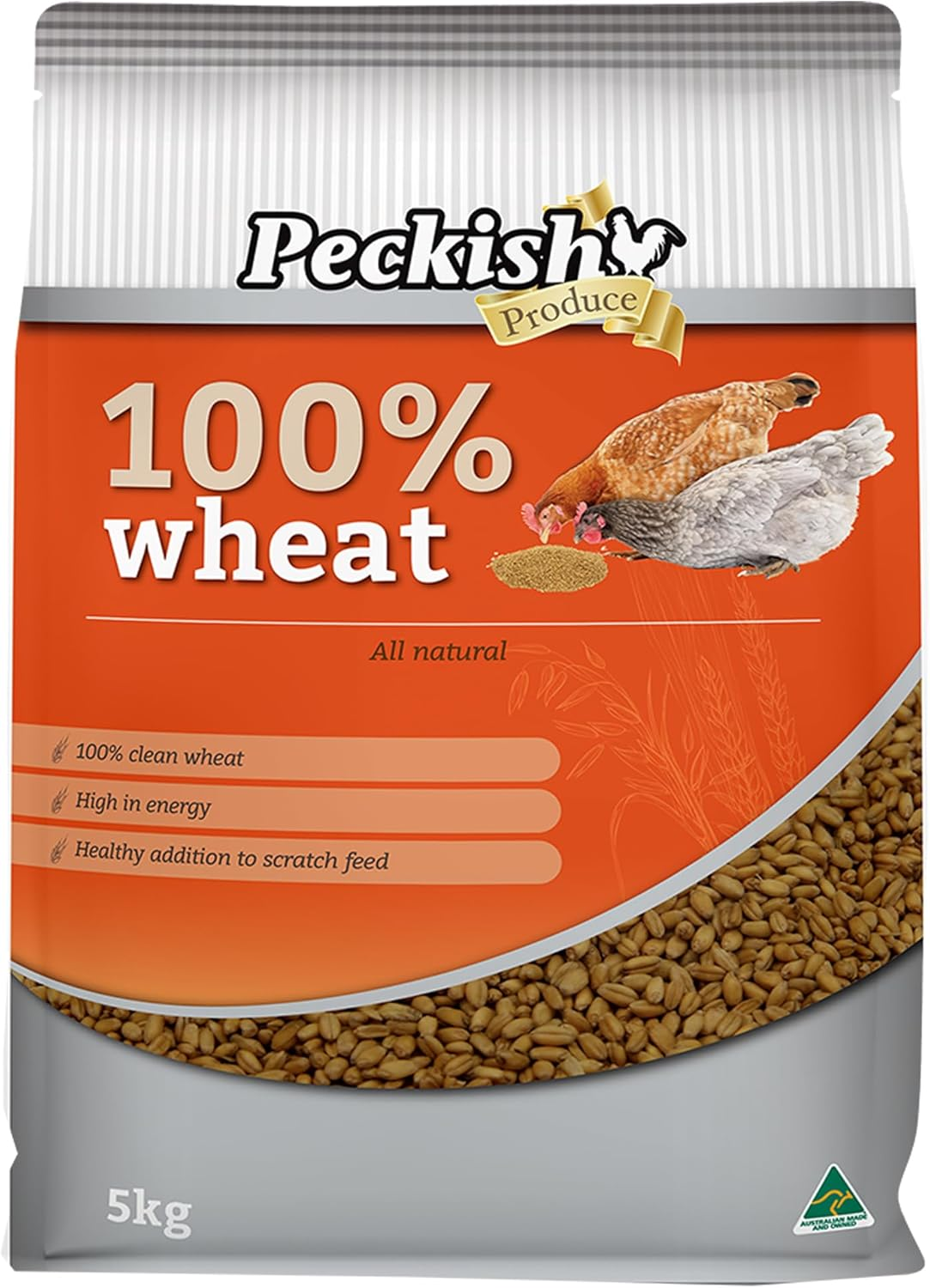 Peckish Wheat Poultry Food - High Energy Source, Enhances Scratch Feed Health, Ideal for Balanced Poultry Diets, Ultimate Hen Dietary Solution - Ideal for Daily Poultry Nutrition.