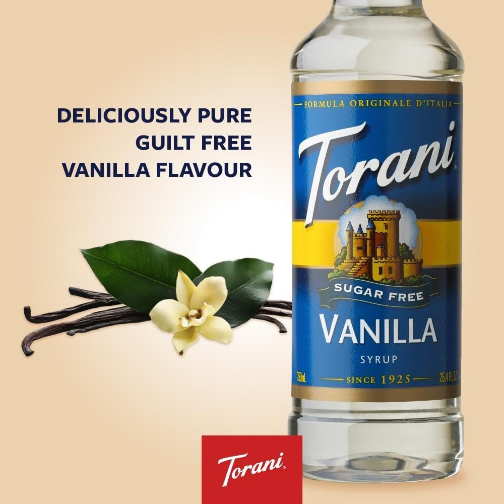 Torani Sugar Free Vanilla Syrup 750 Ml image number 5