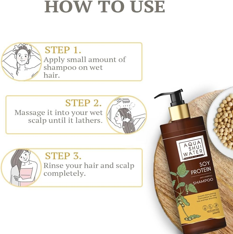 MANTRAMART Hair Strengthening Shampoo | Paraben & Sulfate Free | Soy Protein Formula | Nourishing & Volumizing | Suitable for All Hair Types | 200 Ml image number 3