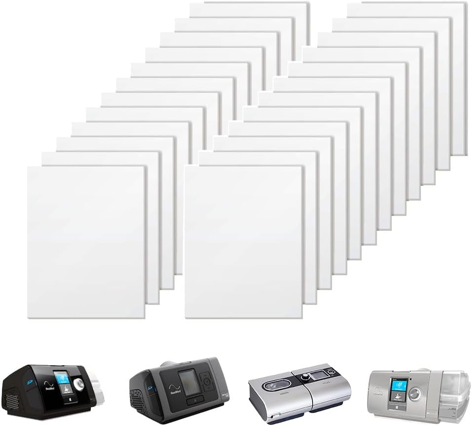 CPAP Filters - Compatible with Resmed Airsense 10, Airsense 10, Aircurve 10, Resmed Airsense 10 Supplies, S9 Series & More (24P)