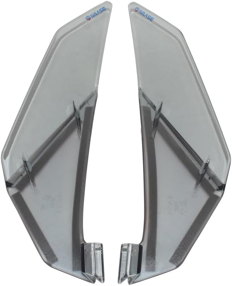 Motorbike for Honda XL 750 XL750 Transalp 2023 2024 1 Pair Left Right Front Windshield Wind Deflectors Side Spoiler Windscreen (Smoke Gray) - Smoke Gray image number 3