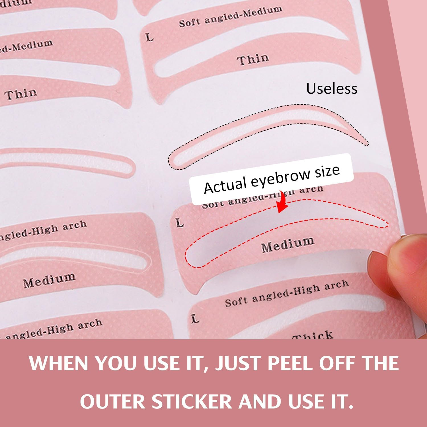 TORMEN 48 PCS Eyebrow Stencil Kit for Women 24 Styles Brow Stencil Toolbrow Shaping Templates with Strap Makeup Skin-Friendly Shaper Beginners Pros image number 1