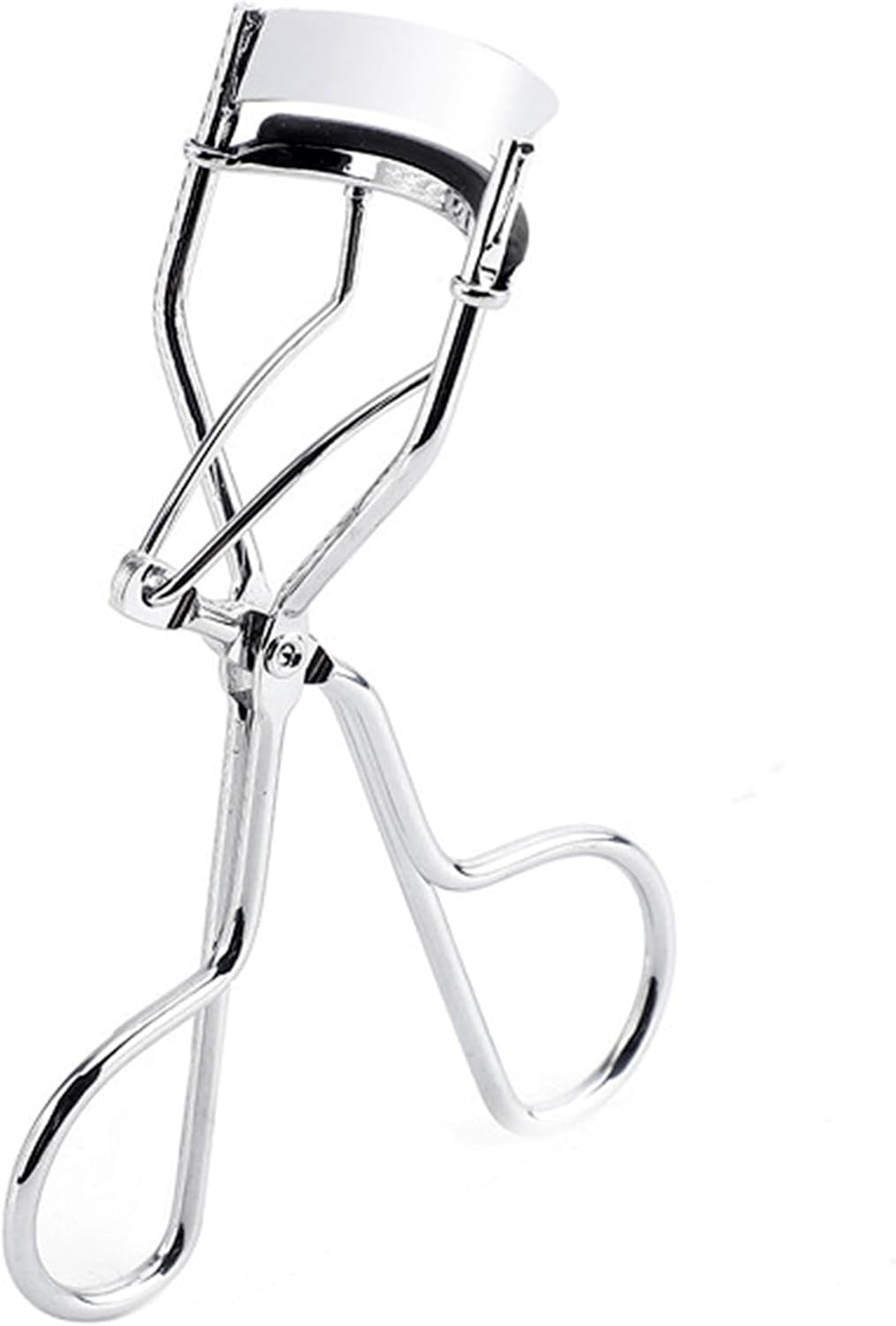 Portable Eyelash Curler - Wide-Angle Carbon Steel Lash Curler, Durable Eyelash Curling Tool for Natural Long-Lasting Lift, Compact & Lightweight
