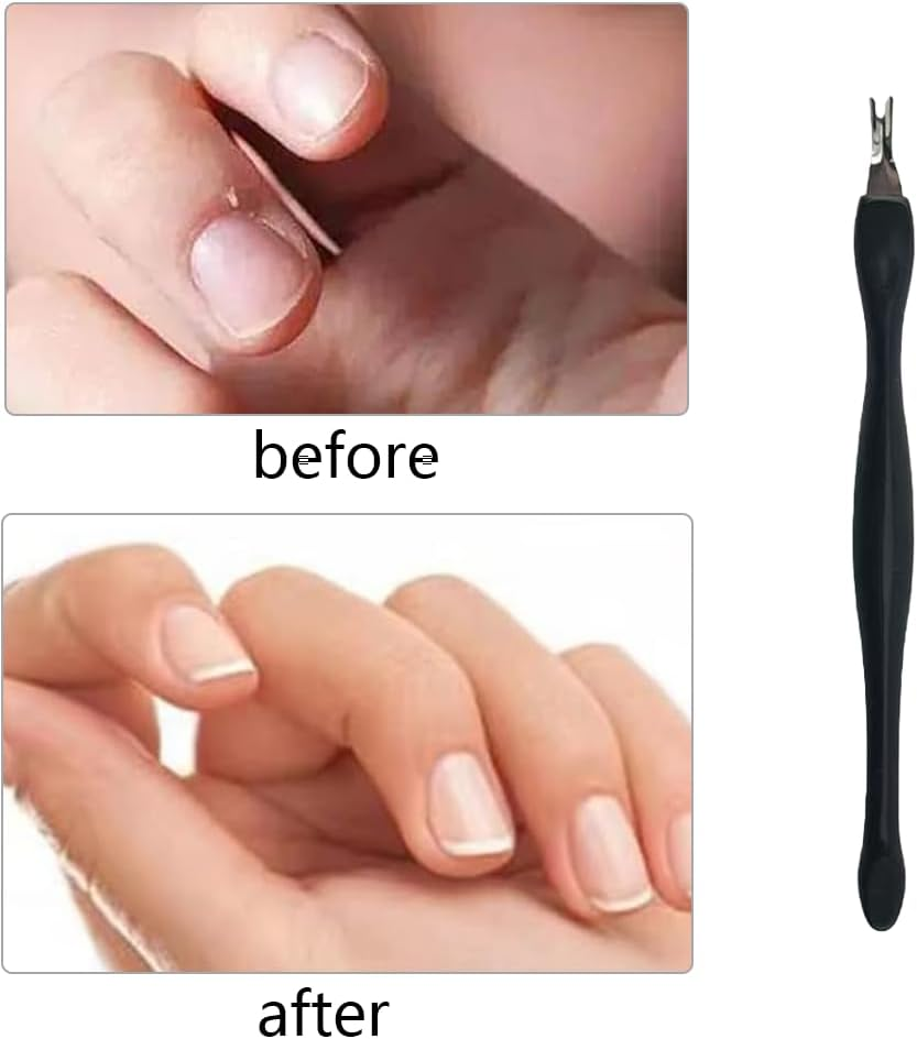 Cuticle Trimmer, 3 Pcs Cuticle Remover, Cuticle Pusher, Nail Cuticle Remover, Nail Art Tools, Nail Cleaner Tool