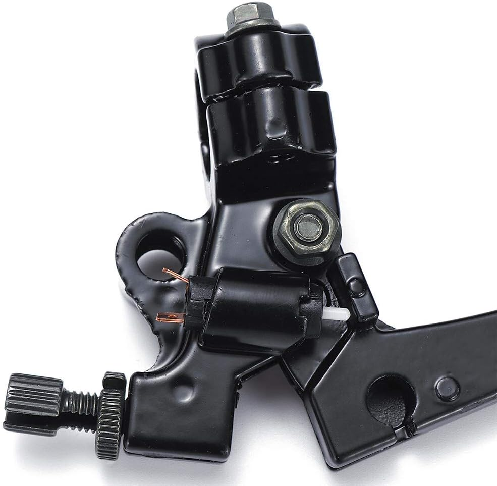 GLXAU Pair Motorcycle Brake Clutch Levers Black for Honda CG 125 Aluminum Alloy Motorbike Brake & Clutch Lever Cable Front Brake image number 2