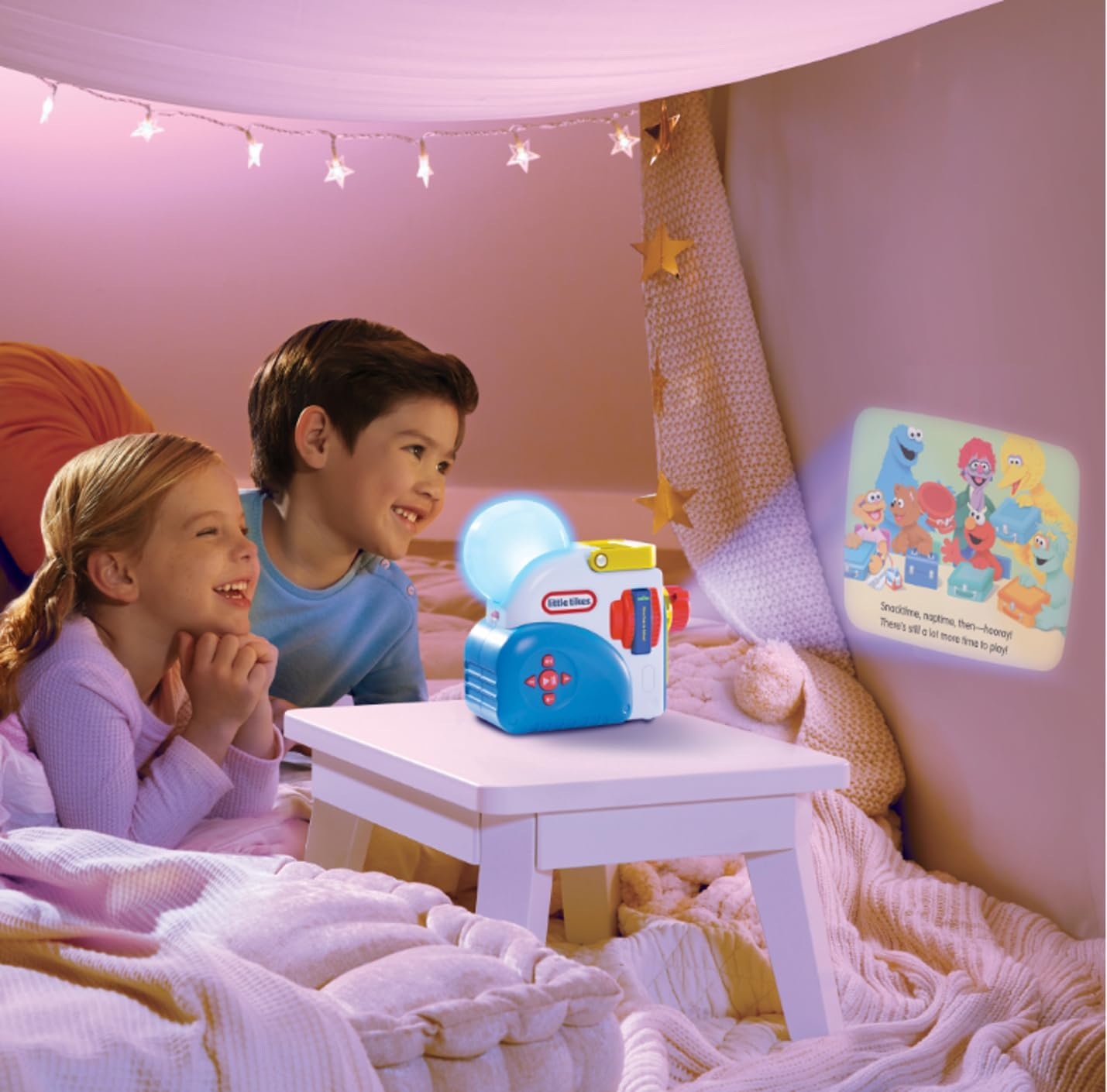 Little Tikes Story Dream Machine Sesame Street Cookie Monster & Friends Story Collection, Storytime, Books, Audio Play Character, Gift and Toy for Toddlers and Kids Girls Boys Ages 3+ image number 5