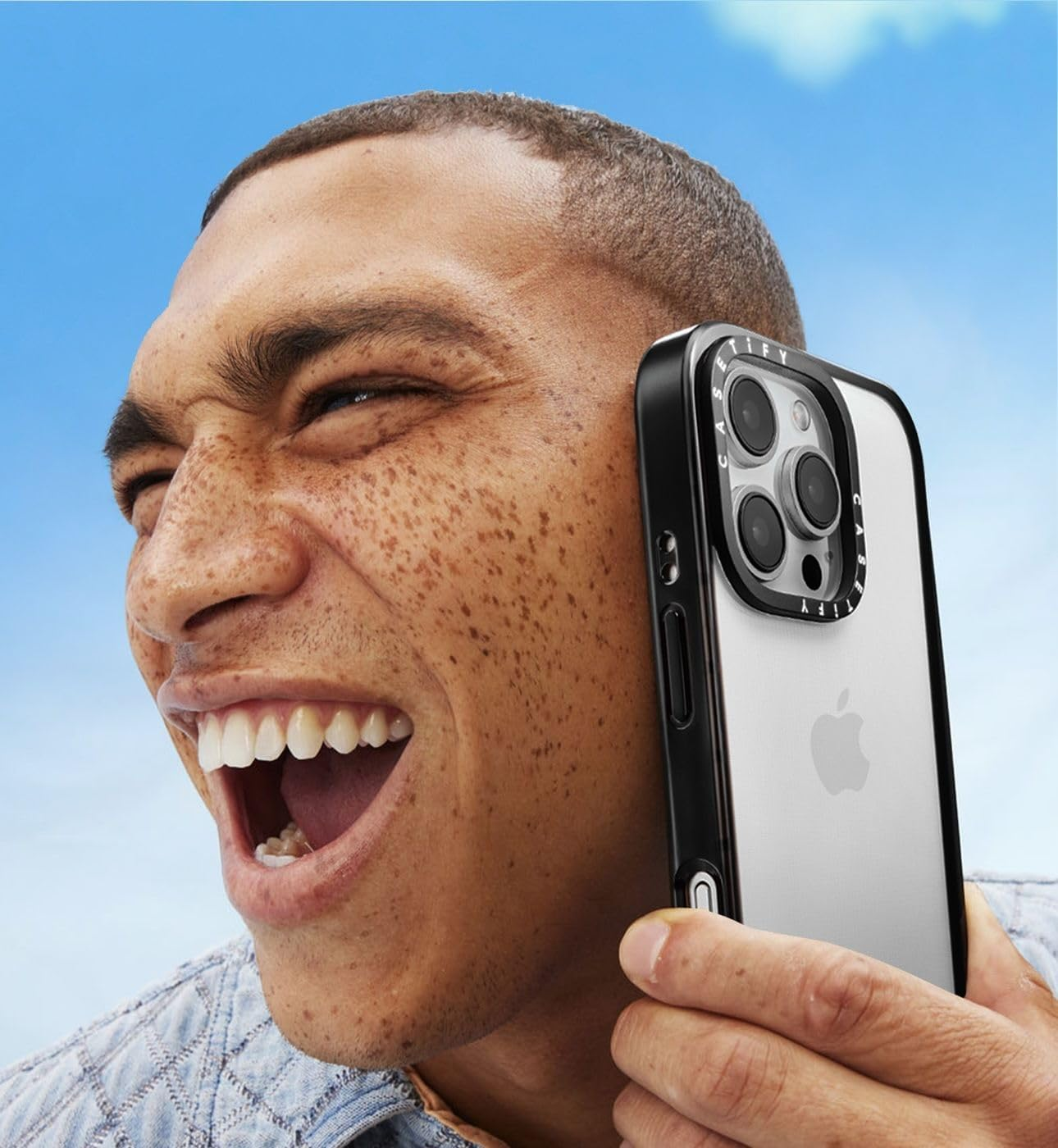 Casetify Compact Iphone 15 Pro Max Case [4 Ft. 2X Military Grade Drop Protection/Slim/Lightweight] - My Succulent Garden - Clear Black image number 5