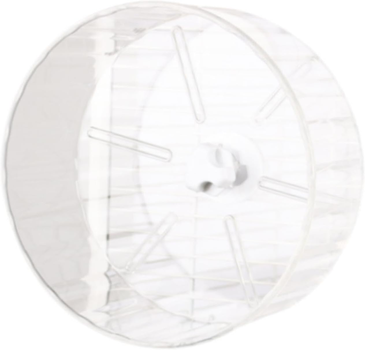 Fzaqwen Hamster Activity Wheel for Small Animals with Silent Rolling Feature, Clear image number 3