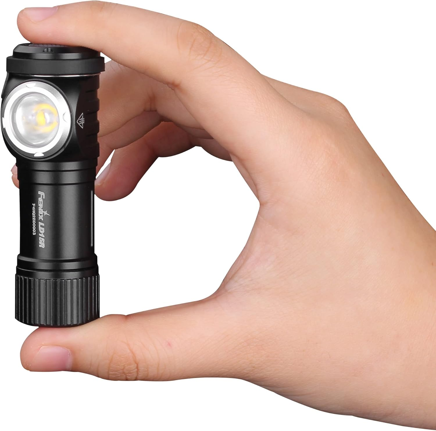 Fenix LD15R USB Rechargeable Torch - Camping Flashlight Durable Resistance Aluminium - Bright Flashlight 500 Lumens - Waterproof Flashlight for Hiking, Repairing & Camping Accessories - Black image number 6