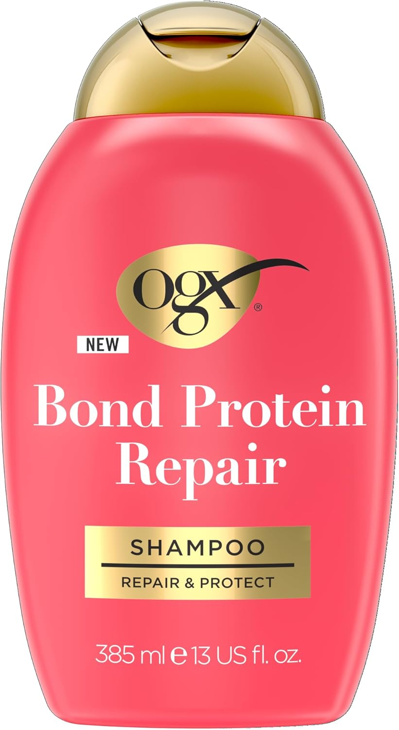 OGX Repair and Protect Bond Protein Repair Shampoo 385Ml - Strengthens and Repairs Brittle, Dry or Damaged Hair with Lipi Pro Shield Technology and Dual Action Repair Technology image number 1