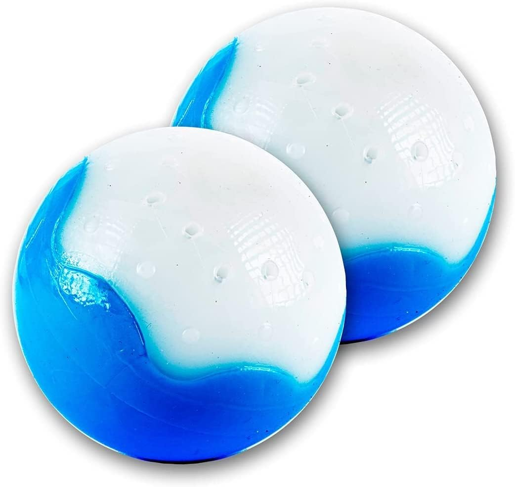 [2PCE] Pet Basic Original Dog Toy Fill & Freeze Icy Play Ball, Interactive Cooling Toy, Keep Your Pet Entertained and Refreshed, Keep Your Pets Cool during Hot Weather image number 3