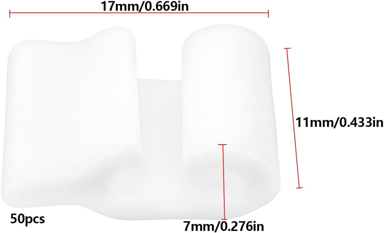 Briny River 50Pcs Wire Cage Clips Pet Cage Door Lock Detachable Connector Clamp Suitable for 4Mm Fence Net DIY Assembled Pet Cage Resin Storage Cabinet 17X11X7Mm image number 5