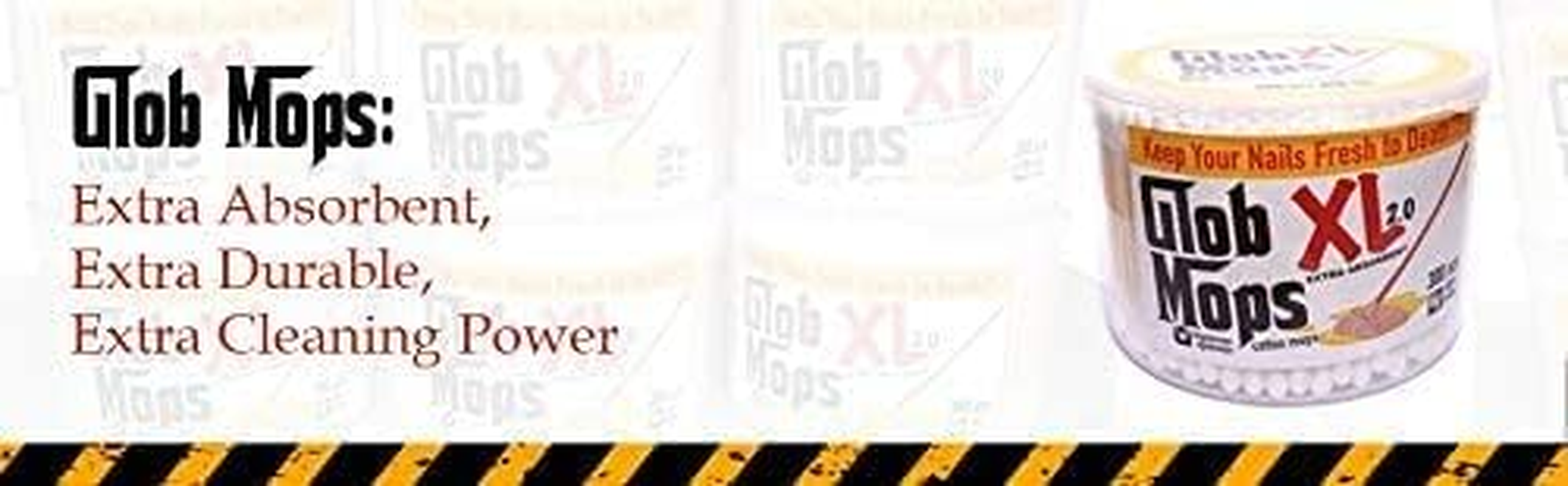 Glob Mops XL Cotton Swabs 2-Pack Bundle Extra Absorbent Eco-Friendly 600 Total Mops image number 2