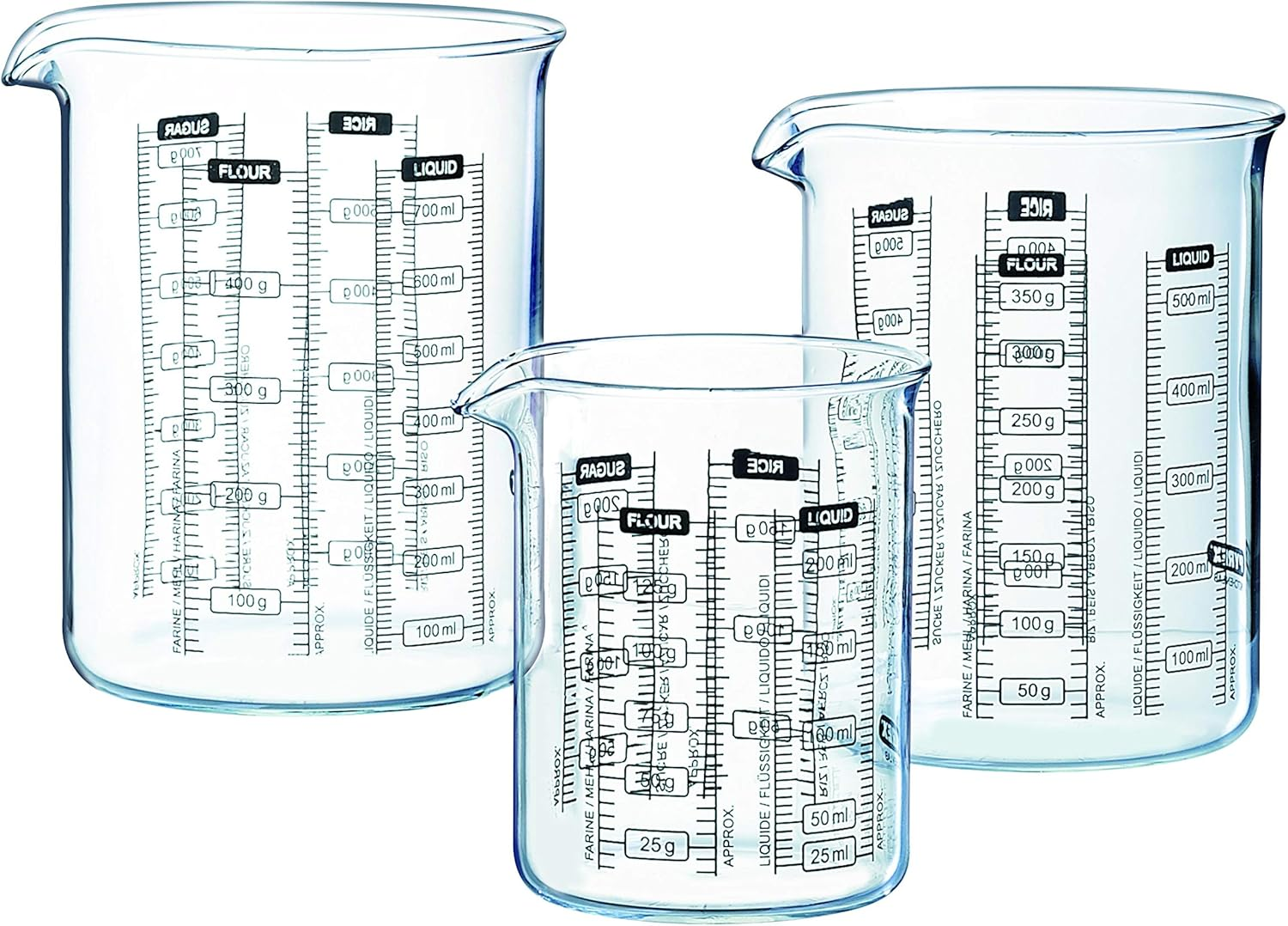 Pyrex 500 Ml Kitchen Lab Measure and Mix Beaker, Multicolour