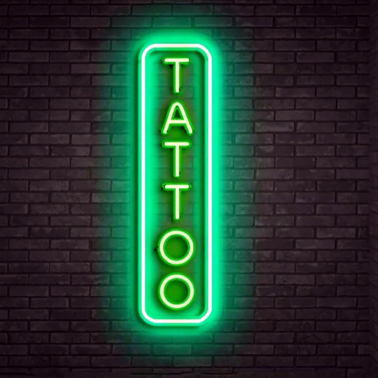 Dimmable Tattoo Neon Sign,Led Reusable Neon Signs,Arylic Ice Blue Tattoo Shop Sign with Dimmer for Tattoo Salon, Studio, Shop Plaque,Tattoo Gifts for Friends,16X5.9In(Blue+Red)