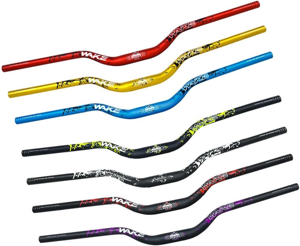 Morelian 31.8MM Mountain Bike Handlebar Aluminum Alloy Bicycle Riser Handlebar 55MM Rise 780MM Length Bicycle Bar with Matte Surface image number 4
