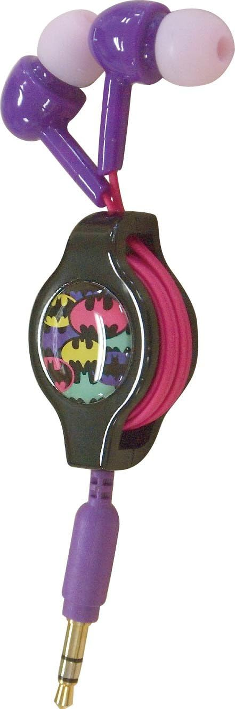 Gourmandise BTM-12A Warner Reel Earphones, Batman