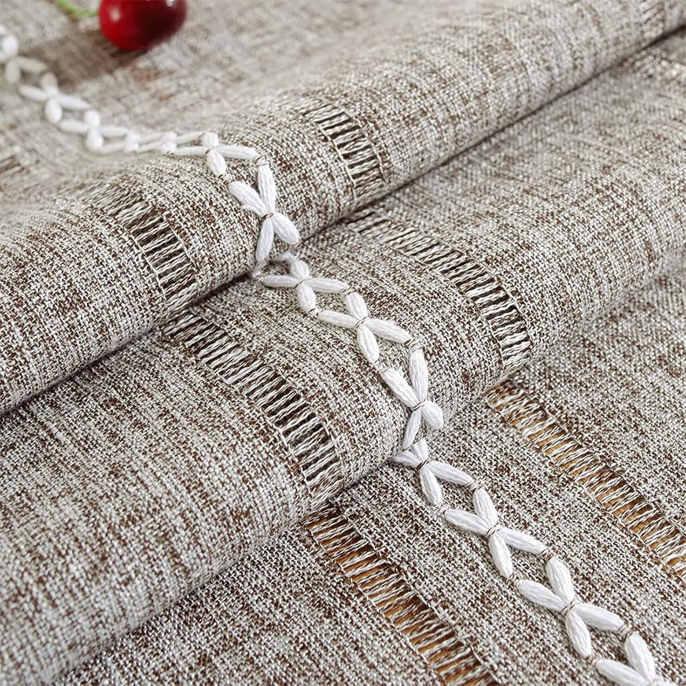 Aufondof Boho Table Runner Farmhouse Table Runner,13" X 90" Long Rustic Coffee Table Runners Cotton Macrame Spring Table Runners with Tassel for Wedding Kitchen Dining Room Table Home Decor ﻿ image number 2