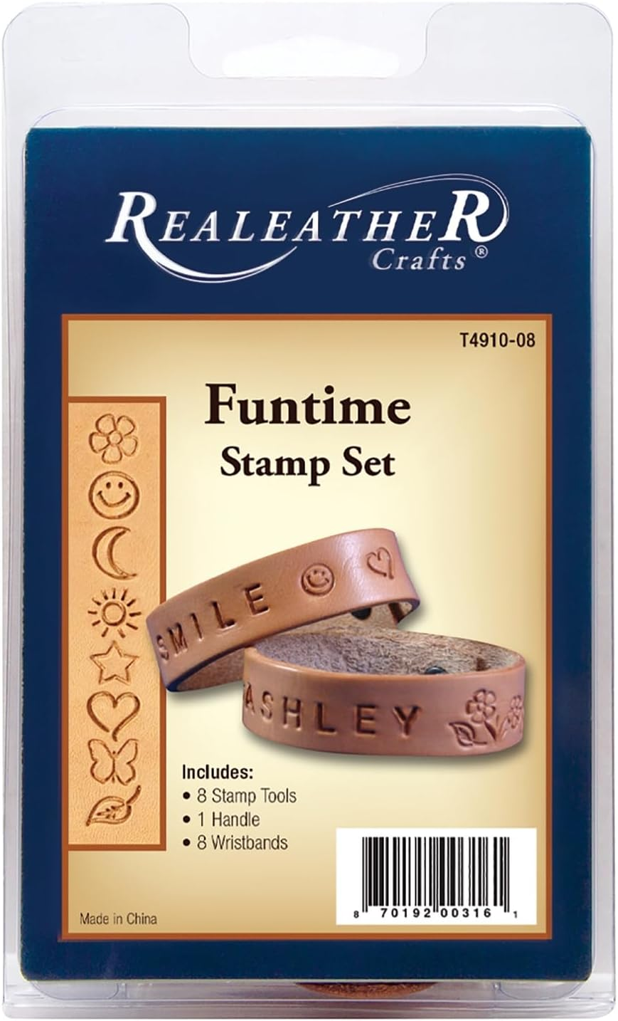 Realeather Crafts Leathercraft Funtime Stamp Set image number 3