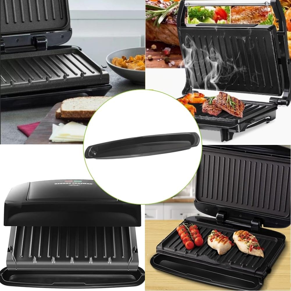 14.5" Grill Oil Grease Catcher Drip Tray Pan Replacment Part for G-Eorge Foreman 14.5", Suitable for Most Indoor Grills, Withstand Heat of the Grease Oil & Fat - Easy to Clean by Hand or Dishwasher
