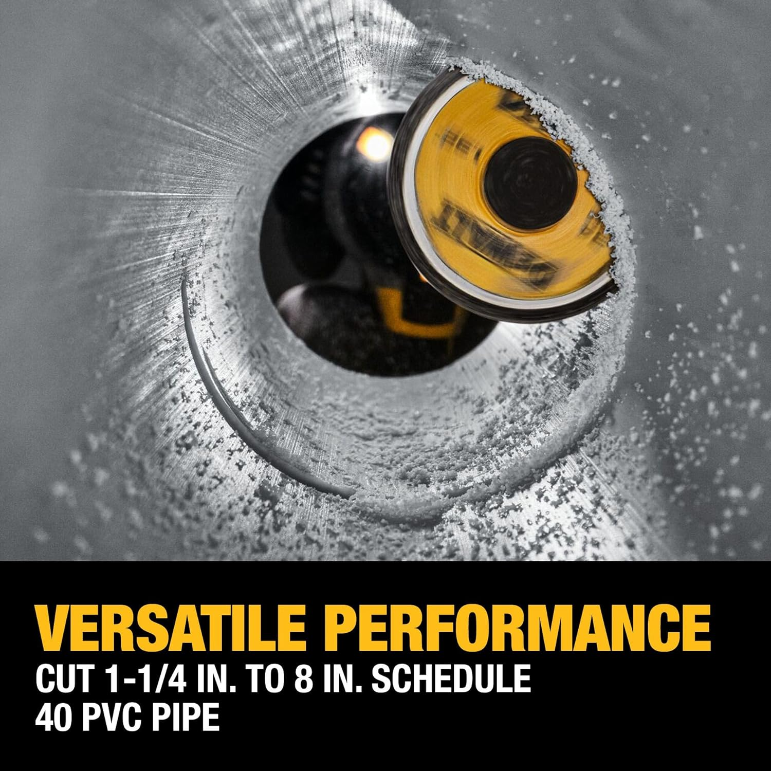 DEWALT Impact Connect Pipe Cutter, PVC Cutter, Diamond Grit Cutting Wheel (DWAIPCIR)