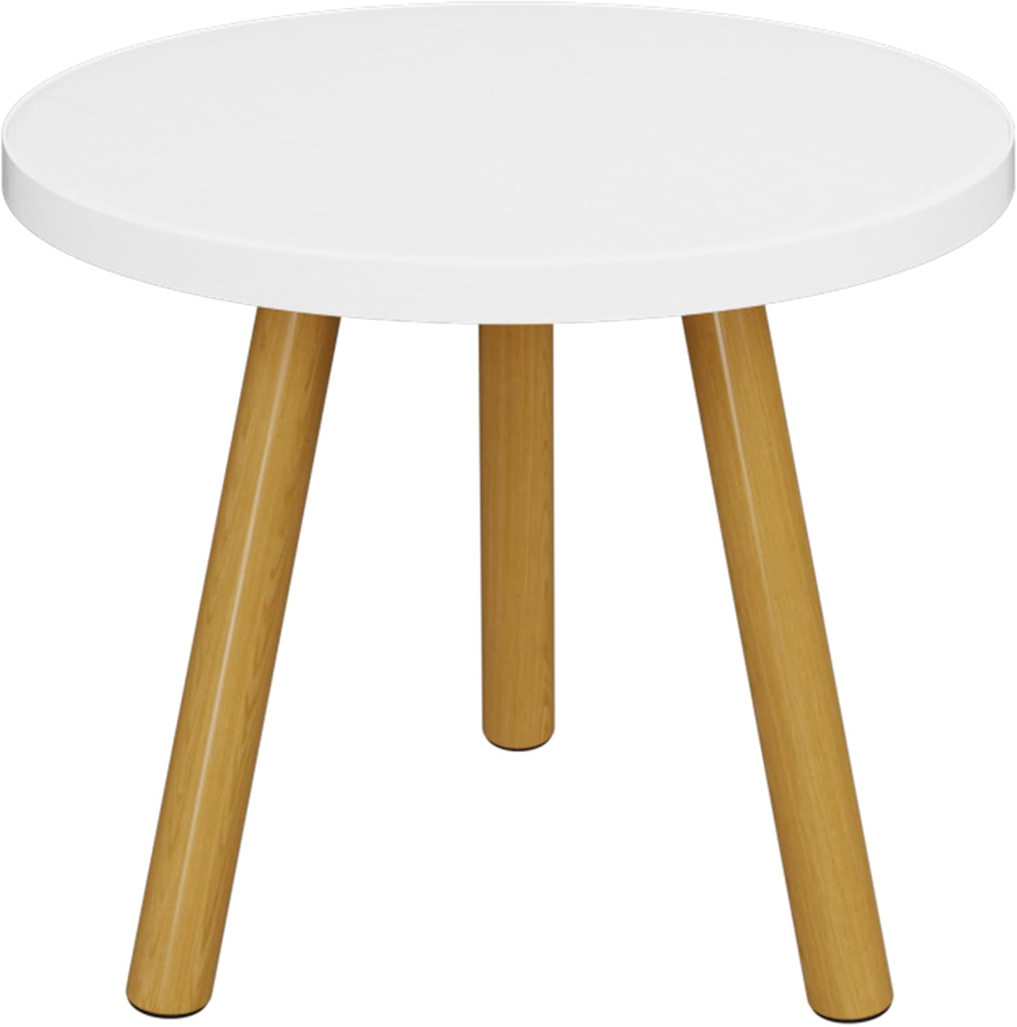 Bamworld Wood Plant Stand Indoor Small Plant Table Mid Century Holder for Flower Pots round Side/End Table for Corner Bedroom Living Room image number 4