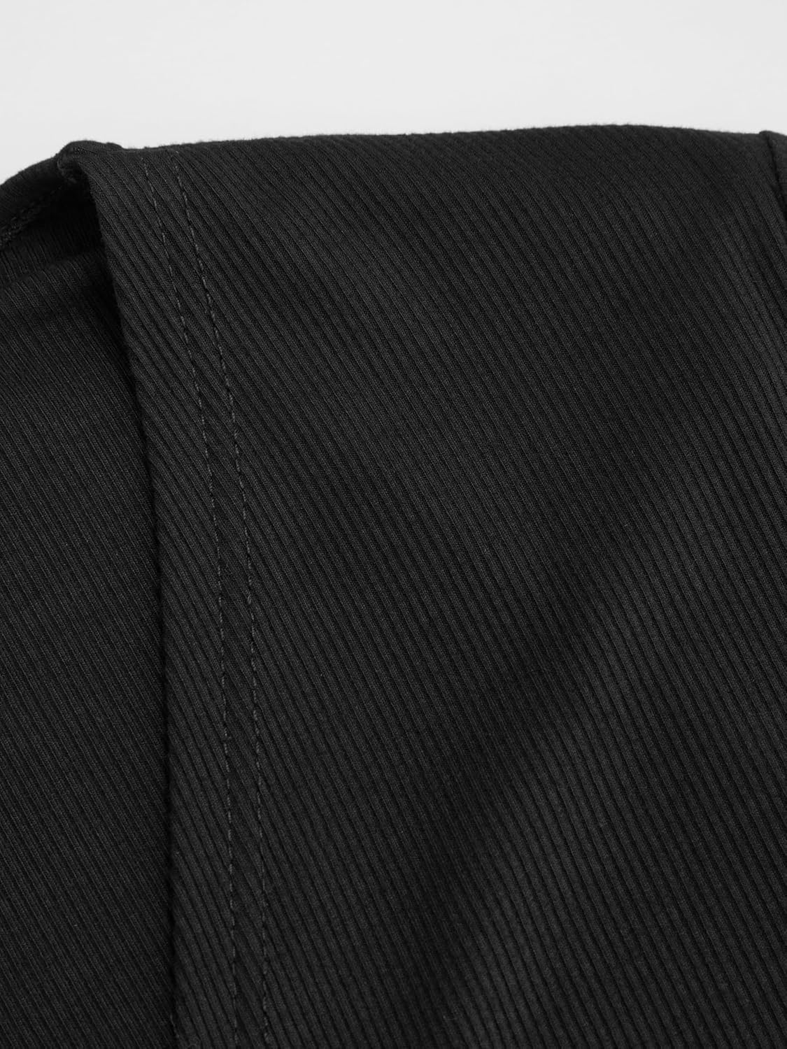 CIDER Women Ribbed Knit V Neck Top Long Sleeve Button down Blouse