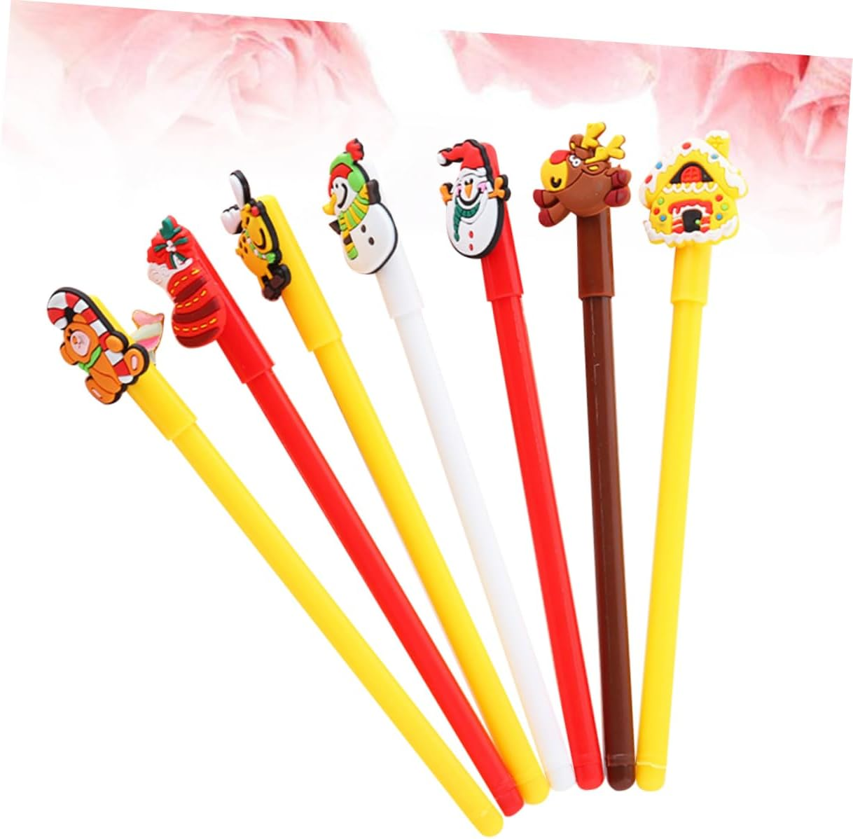 NUOBESTY 84Pcs Christmas Themed Rollerball Pen Cartoon Gel Pen Stationery for Boys and Girls image number 6