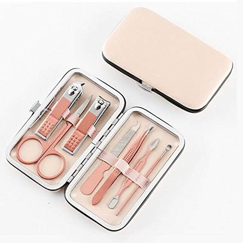 7Pcs/Set Nail Clippers Pedicure Set Portable Travel Kit Stainless Steel Nail Cutter Manicure Tool Set for Women Men Zhengpingpai image number 3