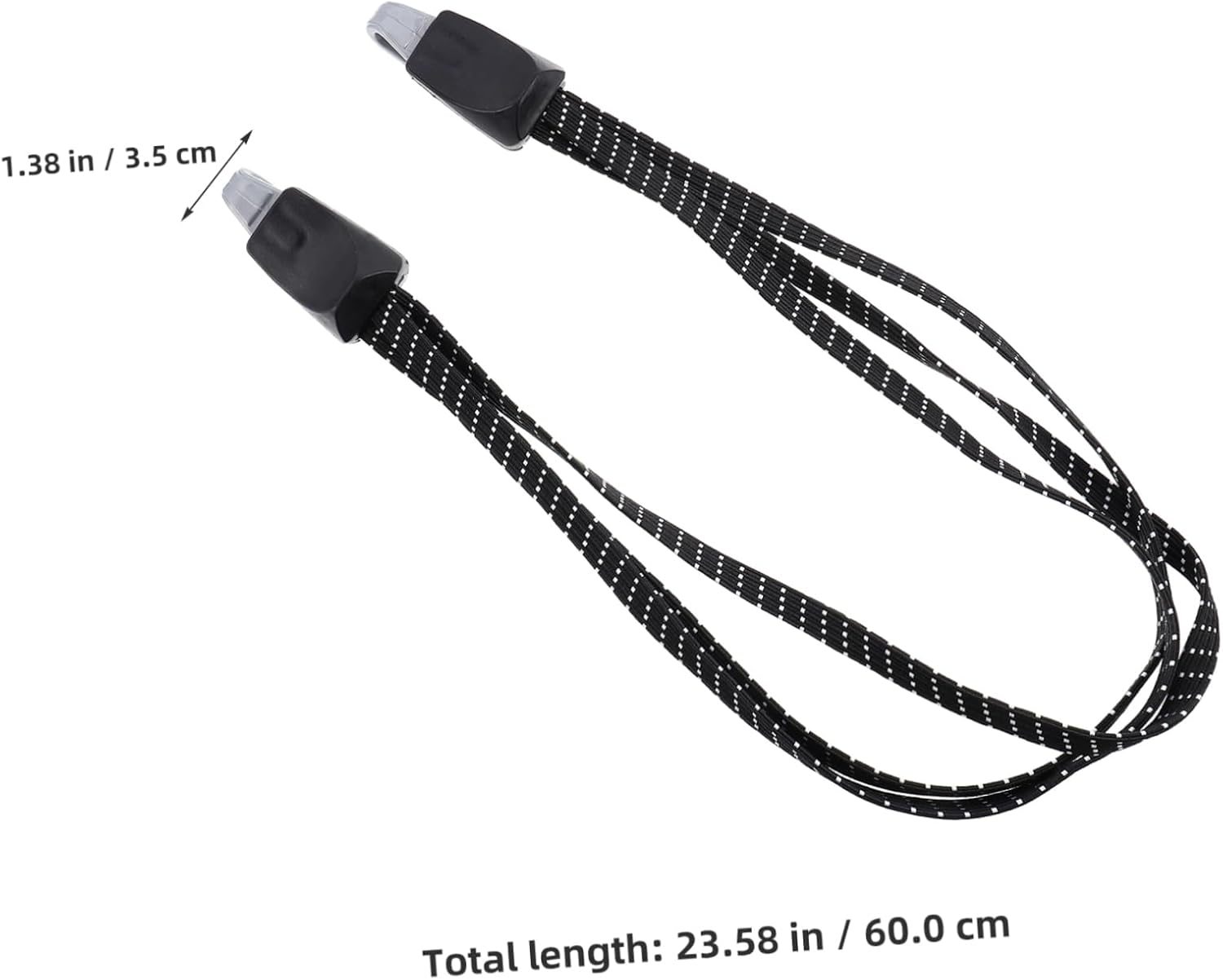 ANDRESLAD 5Pcs High Strength Performance Sturdy Elastic Straps for Luggage Bike Strapping Rope image number 6