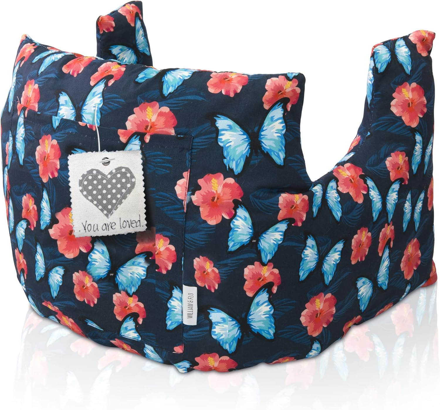 W&F HOME Mastectomy Pillow, Mastectomy Recovery Supplies, Post Mastectomy&rsquo;S Must Haves, Breast Reduction Recovery Supplies, Open Heart Surgery Pillows, Breast Pillows for Sleeping - Pink Flower