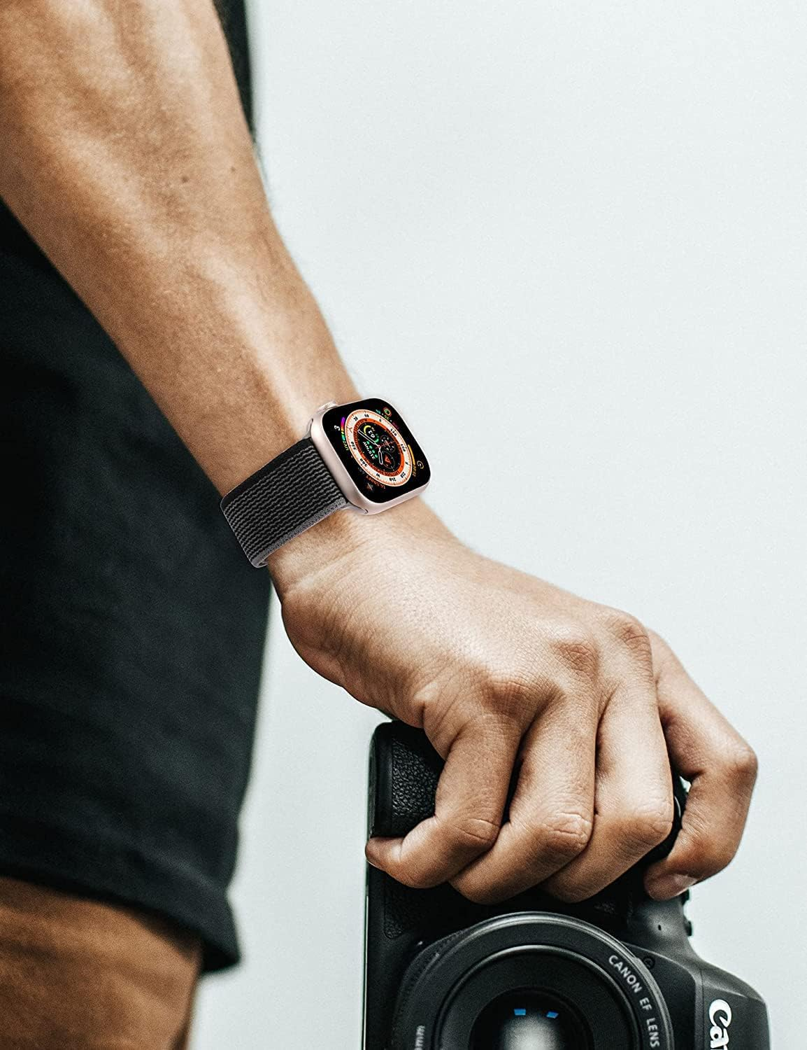 Trail Loop Band Compatible for Apple Watch Ultra 49Mm 46Mm 45Mm 44Mm 42Mm(Series 3/2/1), Sport Braided Replacement Strap Compatible with Iwatch Ultra 3/2/1 Series 11/10/9/8/7/6/5/4/3/2/1/SE image number 5