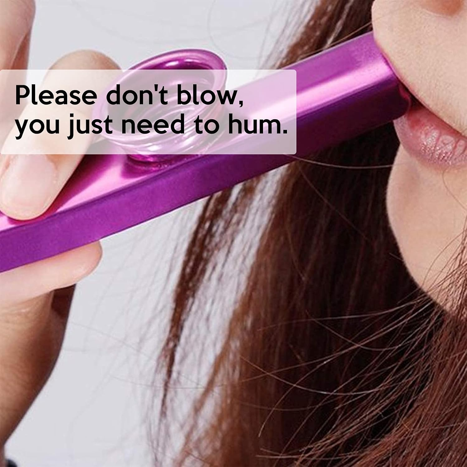 Metal Kazoo Set Worthplanet 6 Pcs Mouth Kazoo Aluminium Alloy Kazoo for Kids and Adults Gift Prize and Party Favors W090009 image number 5