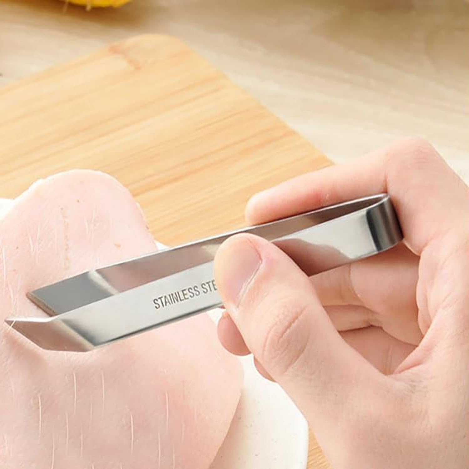 6Pcs Stainless Steel Kitchen Tongs Set | Professional Chef Cooking Tongs for BBQ, Baking & Seafood | Non-Slip & Rust-Proof Design | Multi-Purpose Kitchen Essentials for Home & Commercial Use image number 1